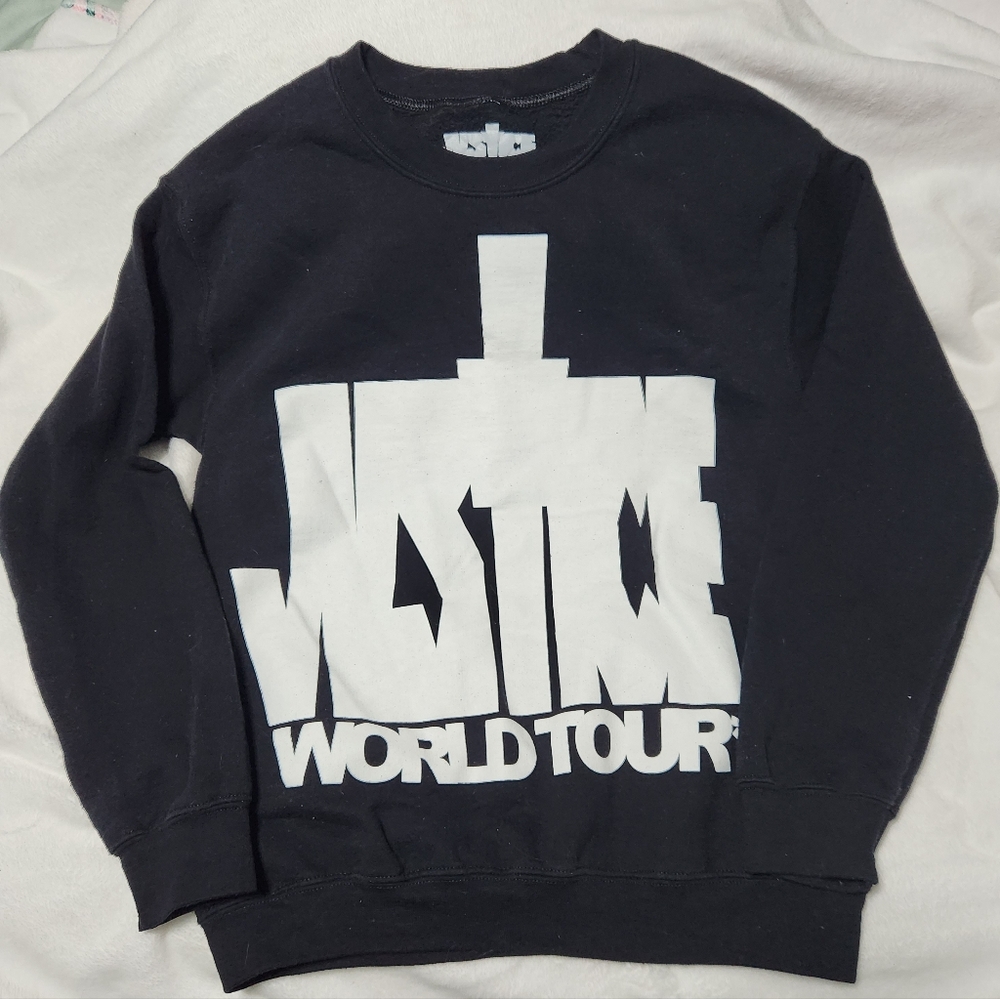 Justin Bieber Justice World Tour Crewneck Sweatshirt